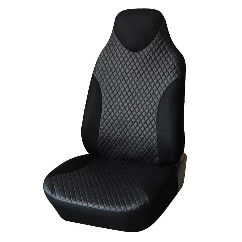 PU Leather Front Car Seat Covers, Fashion Style High Back Bucket Car Seat Cover, Auto Interior Car Seat Protector