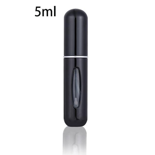 SearchFindOrder Black / 8ML Portable Mini Refillable Perfume Bottle With Spray Scent Pump