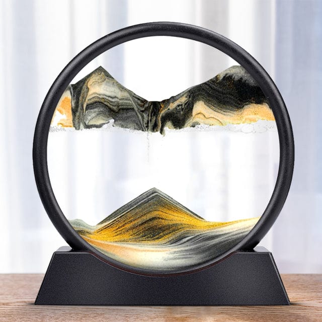 SearchFindOrder Yellow / 7 inch 3D Hourglass Moving Sand Art Decor