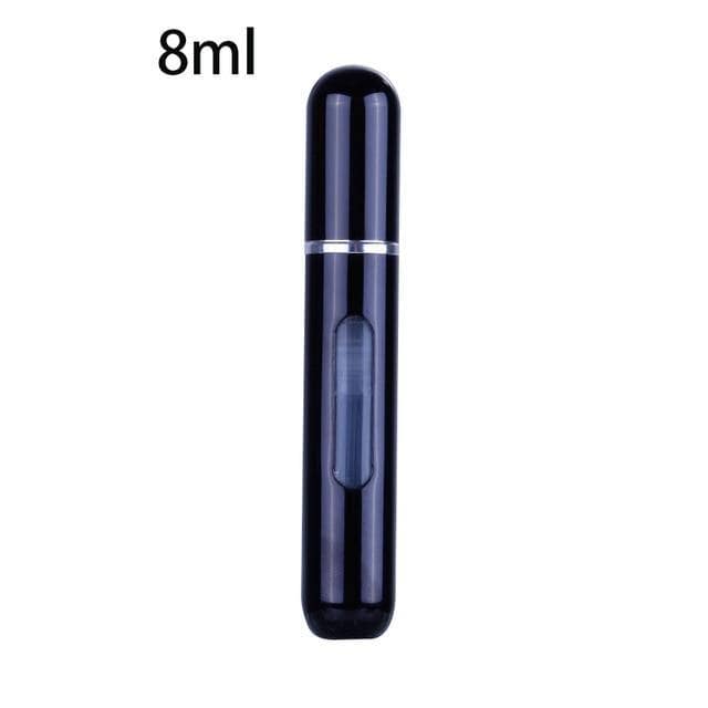 SearchFindOrder Matte Silver / 5ML Portable Mini Refillable Perfume Bottle With Spray Scent Pump