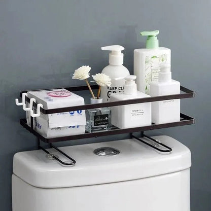 Over The Toilet Storage Bathroom Organizer, Freestanding or Wall Mounted Bathroom Shelf