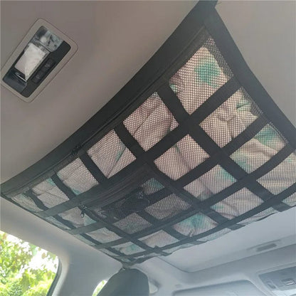 SearchFindOrder Black Car Ceiling Storage Cargo Bag