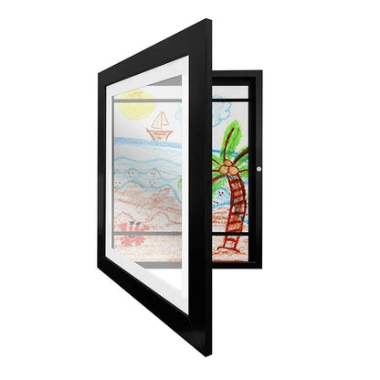 Rearrangeable Magnetic Kids' Art Display Frame for Drawings, Paintings, Photos, and Pictures