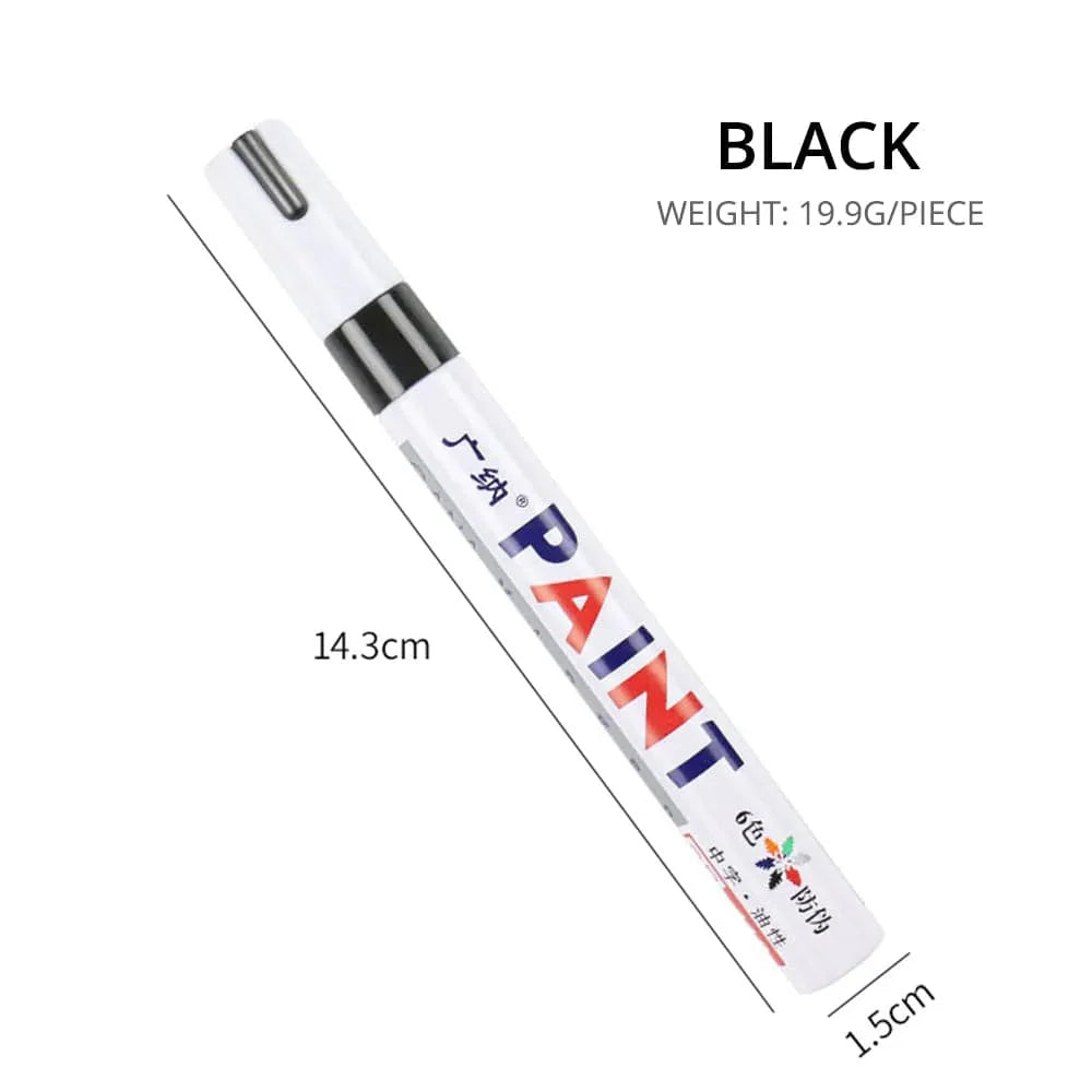 Precision Tire Marker Pens, Waterproof Permanent Paint Markers for Car Tires Lettering