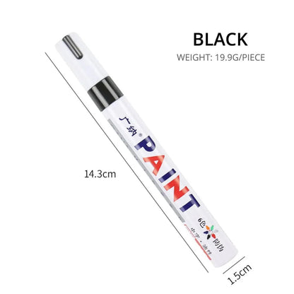 Precision Tire Marker Pens, Waterproof Permanent Paint Markers for Car Tires Lettering