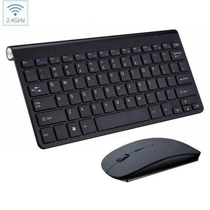 Thin Mini Wireless Keyboard And Optical Mouse Combo Set - Smart Shop (Online Store for wise shoppers) 