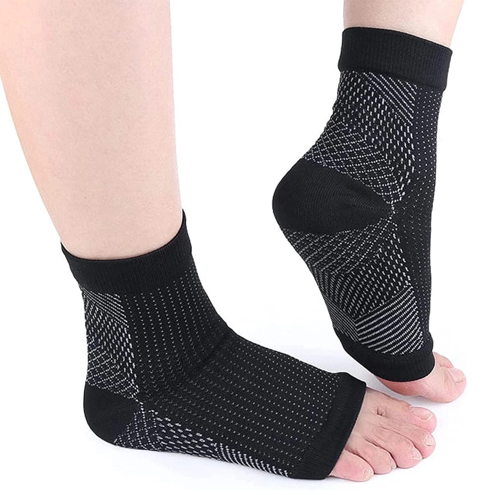 Compression Socks for Plantar Fasciitis, Achilles Tendonitis Relief - Ankle Compression Sleeve for Heel Spurs, Foot Swelling, Fatigue & Sprain - Arch Support Brace for Work, Gym, Sports