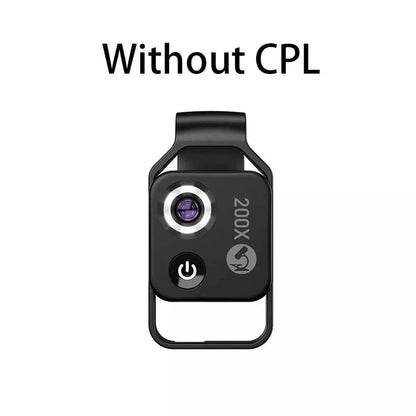 200X Microscope Lens with CPL Mobile LED Guide Light for iPhone & Samsung - Smart Shop (Online Store for wise shoppers) 