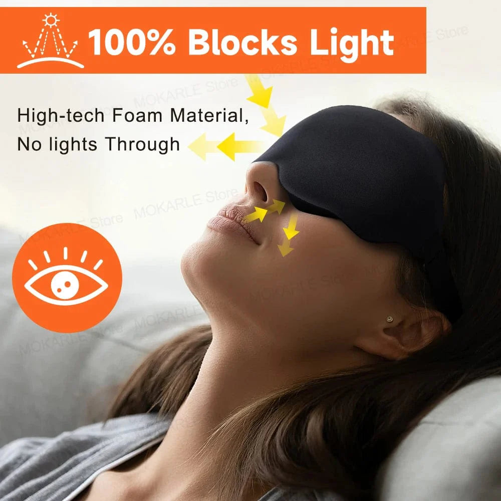 SearchFindOrder Pink Blackout Eye Mask for Sleeping