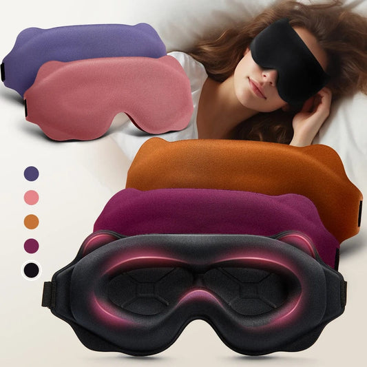 SearchFindOrder Black Blackout Eye Mask for Sleeping