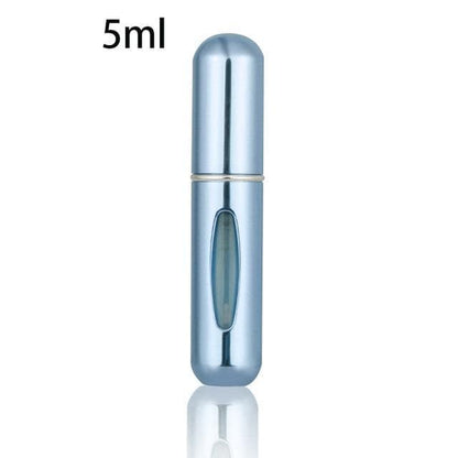 SearchFindOrder Matte Gold / 8ML Portable Mini Refillable Perfume Bottle With Spray Scent Pump