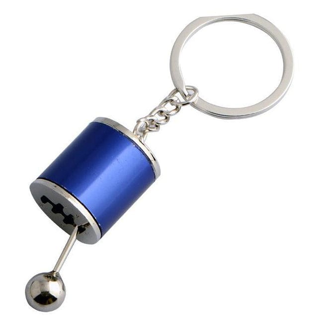 SearchFindOrder Sliver Six-Speed Manual Shift Keychain