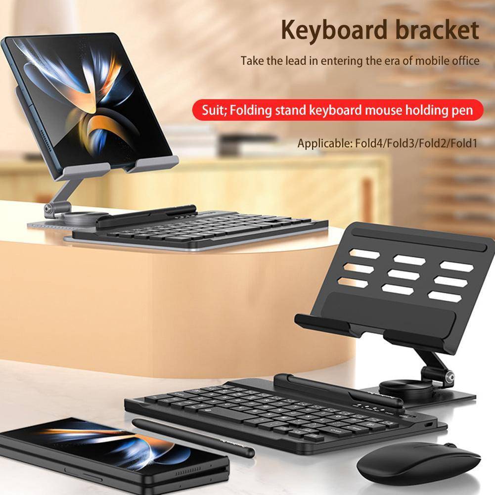 SearchFindOrder China / A Bluetooth Keyboard and Mouse with Rotating Folding Stand for Samsung Galaxy Z Fold 4/3/2, iPad Tablet