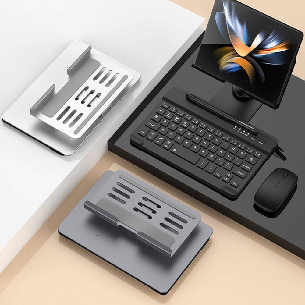 Wireless Keyboard and Mouse with Rotating Folding Stand for Samsung Galaxy Z Fold 4/3/2, iPad Tablet - Smart Shop (Online Store for wise shoppers) 