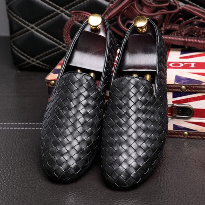 SearchFindOrder Black / 38 Breathable Knit Genuine Leather Doug Shoes