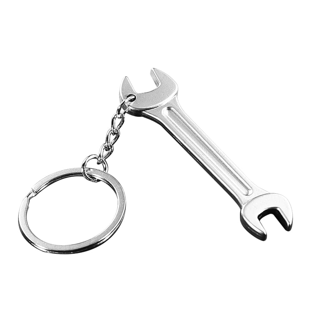 Eternal Timekeeper Keychain Silver Alloy Perpetual Calendar Keyring