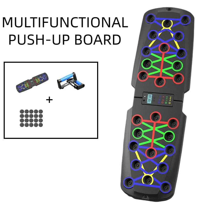 Portable Multifunctional Push-up Board for Chest, Abdomen, Arms, and Back Training