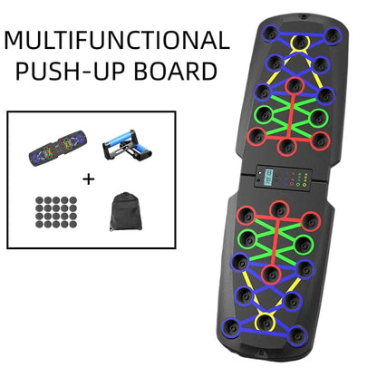 Portable Multifunctional Push-up Board for Chest, Abdomen, Arms, and Back Training