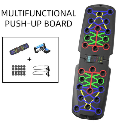 Portable Multifunctional Push-up Board for Chest, Abdomen, Arms, and Back Training