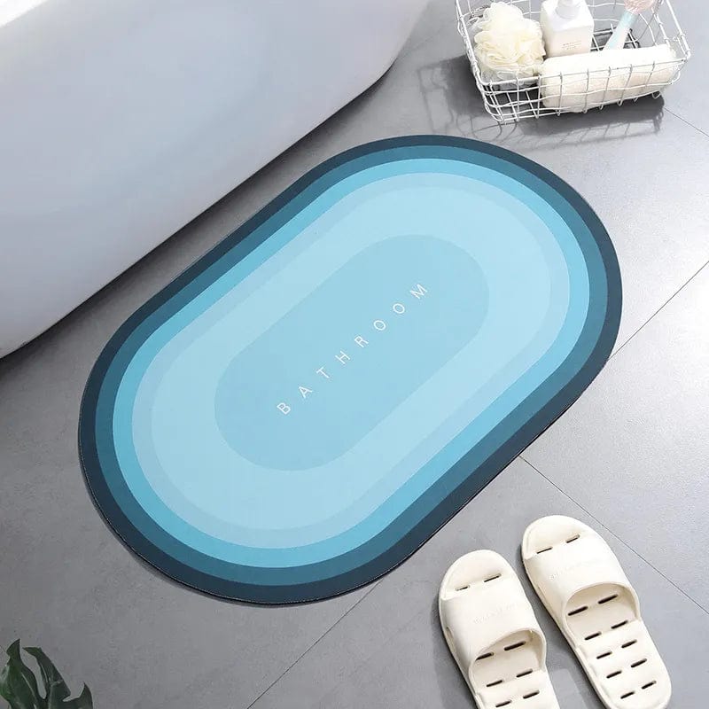 SearchFindOrder E-Blue / 40x60cm Luxury Non-Slip Quick Drying Bathroom Mat⁠