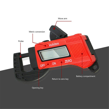 Carbon Fiber Digital Thickness Caliper Tool