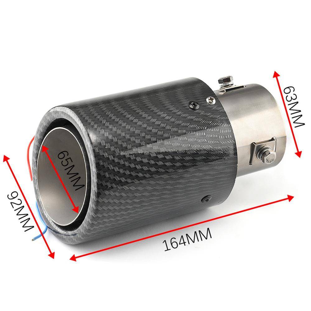 Carbon Fiber LED Car Exhaust Muffler Pipe Tip - Smart Shop (Online Store for wise shoppers) 