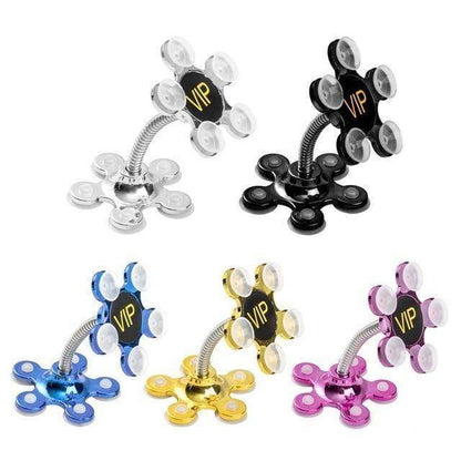 SearchFindOrder Cellphone Accessories All 5 Colors 360° Rotatable Metal Flower Cell Phone Holder