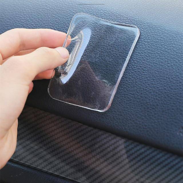 SearchFindOrder Cellphone Accessories Transparent Square Universal Nano Rubber Gel Pad