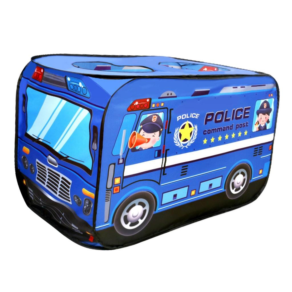 Children's Outdoor and Indoor Popup Play Tent Fire Truck Police Car Icecream Truck Schoo Bus