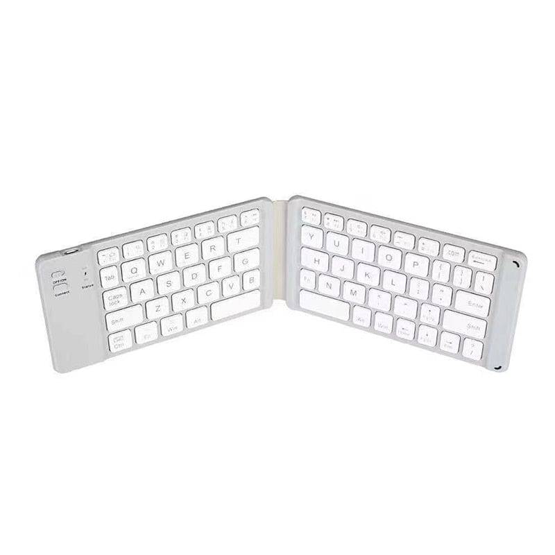 SearchFindOrder China / B033-White Universal Mini Foldable Wireless Keyboard with Touchpad