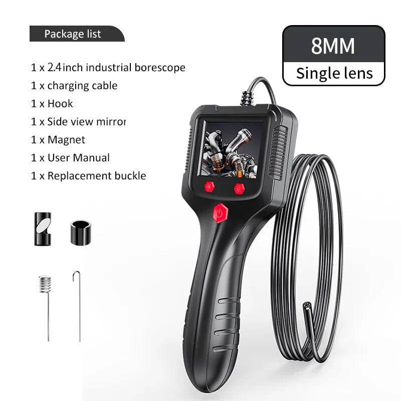 Inspection Pro HD-1080P Industrial Borescope Endoscope Camera with Light, IPS Screen, IP68 Waterproof, 2600mAh Battery - Smart Shop (Online Store for wise shoppers) 