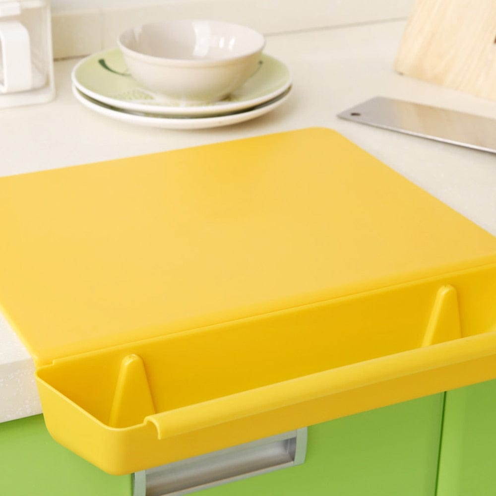 2-in-1 Creative Cutting Board with Side Storage