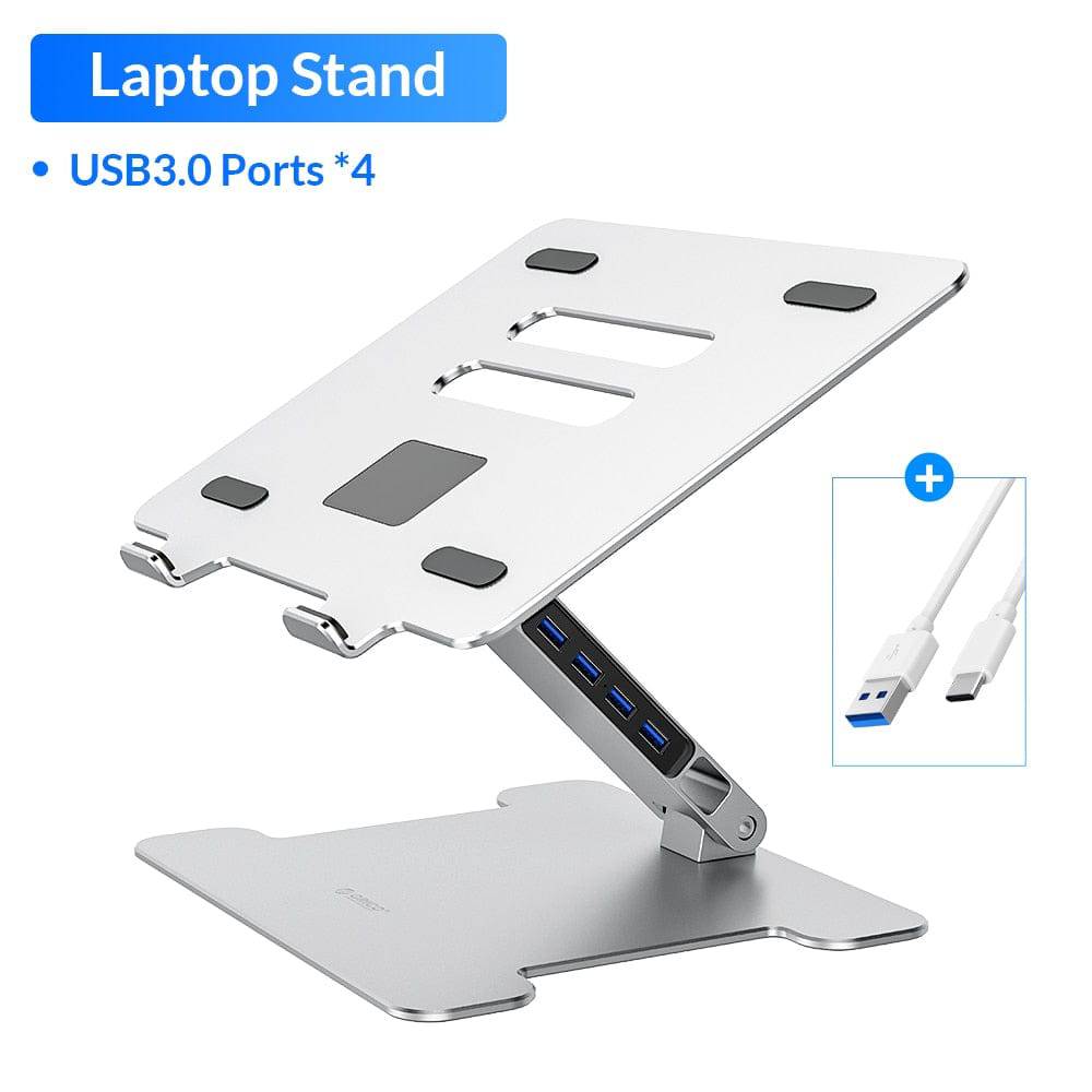 SearchFindOrder China / Stand Only Aluminum Foldable Laptop Notebook Cooling Stand with USB 3.0 Hub