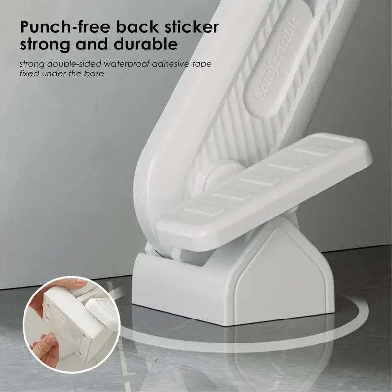 Universal Touchless Toilet Seat Lifter with Foot Pedal, Non-Touch Portable Toilet Lid Lift Pedal, Simple Hands-Free Toilet Cover Seat Opener