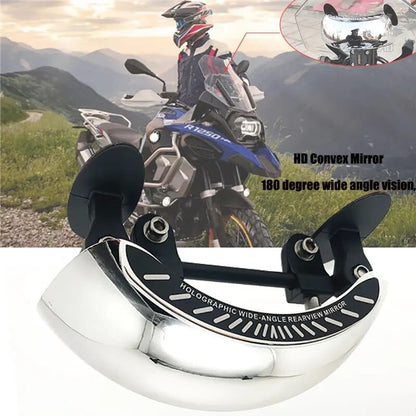 MaxVision360° Ultimate Wide-Angle Motorcycle Rearview Mirror for Unparalleled Safety and Panoramic Visibility