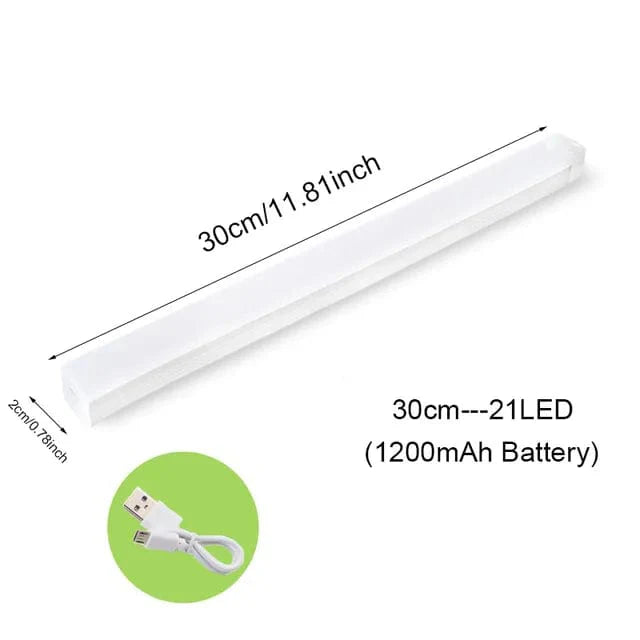 SearchFindOrder Cold White / 10cm Motion Guard Glow Smart LED Cabinet Light with Wireless Sensor - Illuminate Your Kitchen and Bedroom Cabinets Effortlessly