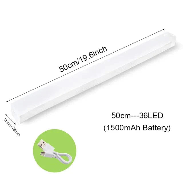 SearchFindOrder Cold White / 20cm Motion Guard Glow Smart LED Cabinet Light with Wireless Sensor - Illuminate Your Kitchen and Bedroom Cabinets Effortlessly