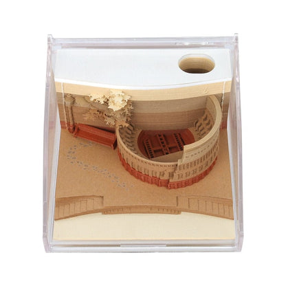 SearchFindOrder Castle calendar / China 3D Memo Block Calendar