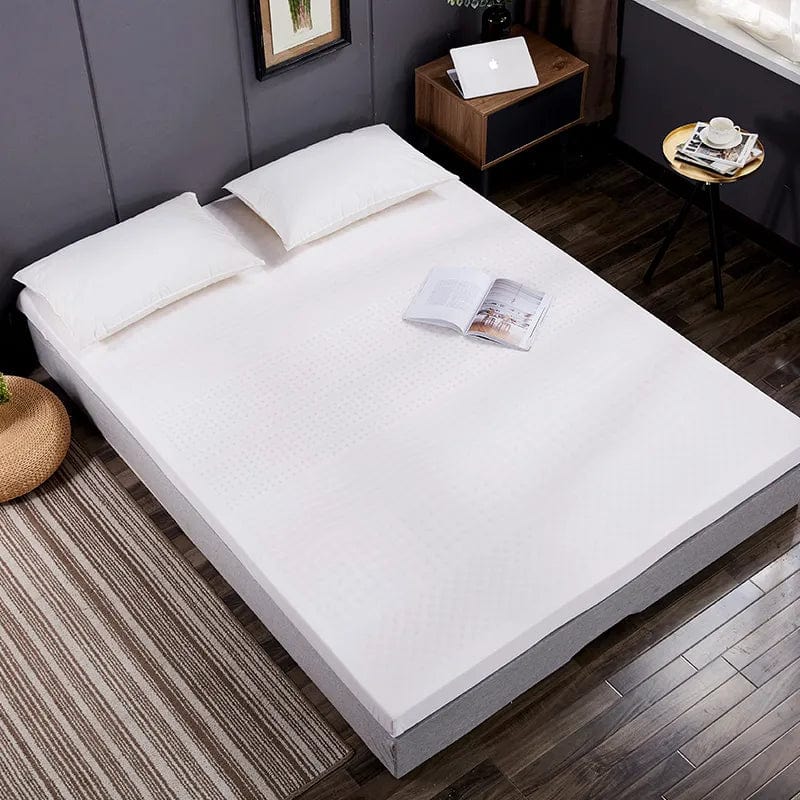 SearchFindOrder Flat with cover / 90x200cm / Thickness 7.5cm Comfort 100% Natural Latex Mattress Luxe 1.8m Bed, 1.5m Thickness for Home and Dormitory