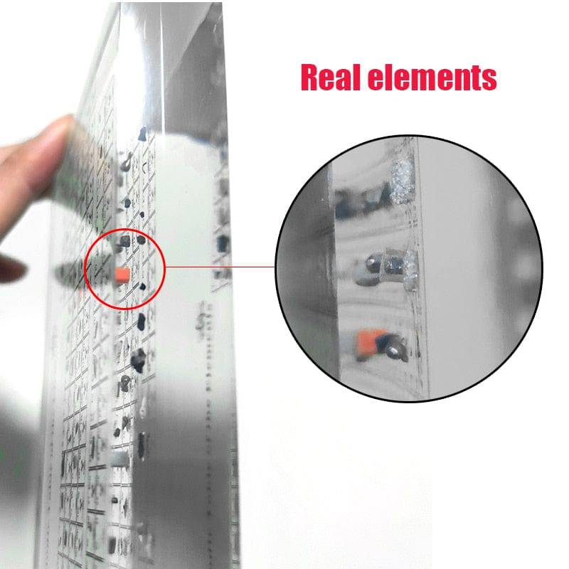 Periodic Table with Real Elements Inside and LED Light Base - Great Gift for Students, Kids and Teachers - Smart Shop (Online Store for wise shoppers) 