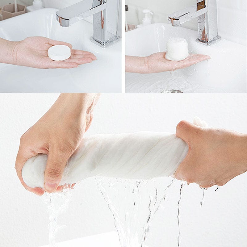 Magic Compressed Microfiber Disposable Soft Bath & Face Towel