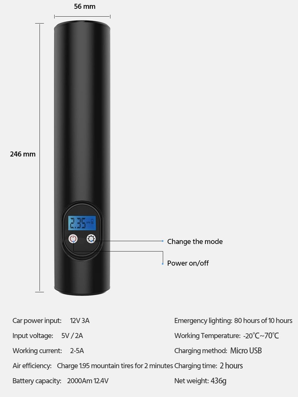 Cordless LED Tire Inflator - Smart Shop (Online Store for wise shoppers) )