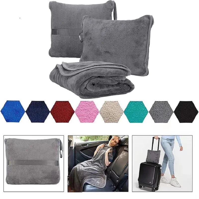 SearchFindOrder c-9 / 100x150cm Cozy Travel Pillow Blanket