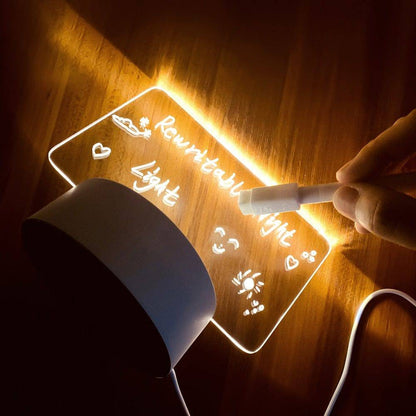 Creative LED Night Light Note Board - Smart Shop (Online Store for wise shoppers) 