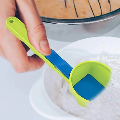 Creative No Spill Measuring Spoon Funnel