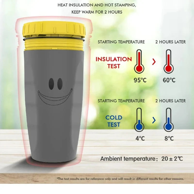 SearchFindOrder 01 / 300ML Creative Twist Lid Thermos Cup