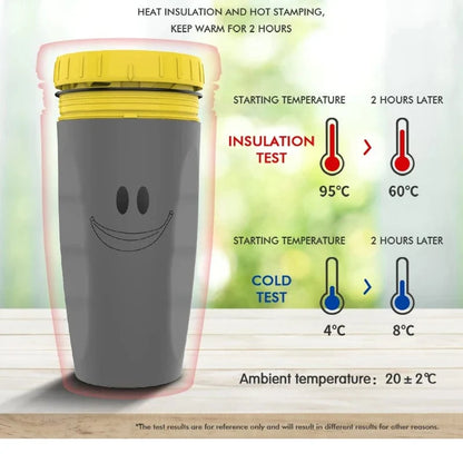 SearchFindOrder 01 / 300ML Creative Twist Lid Thermos Cup