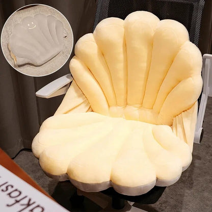 Wearable Princess Seashell Plush Pillow, Giant Clamshell Sleeping Bag, Clam Shell Shaped Garden Chair Decorative Cushion, For Couch, Bed, Living Room, Home Office Decor