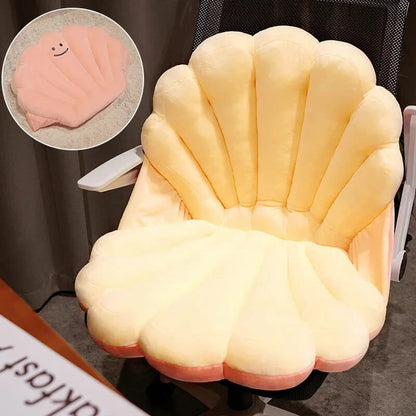 Wearable Princess Seashell Plush Pillow, Giant Clamshell Sleeping Bag, Clam Shell Shaped Garden Chair Decorative Cushion, For Couch, Bed, Living Room, Home Office Decor