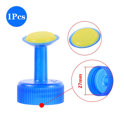 SearchFindOrder Dark Blue  and Light Blue Bottle Cap Sprinkle Ease Dual-Head Watering System Portable, Precise, and Convenient